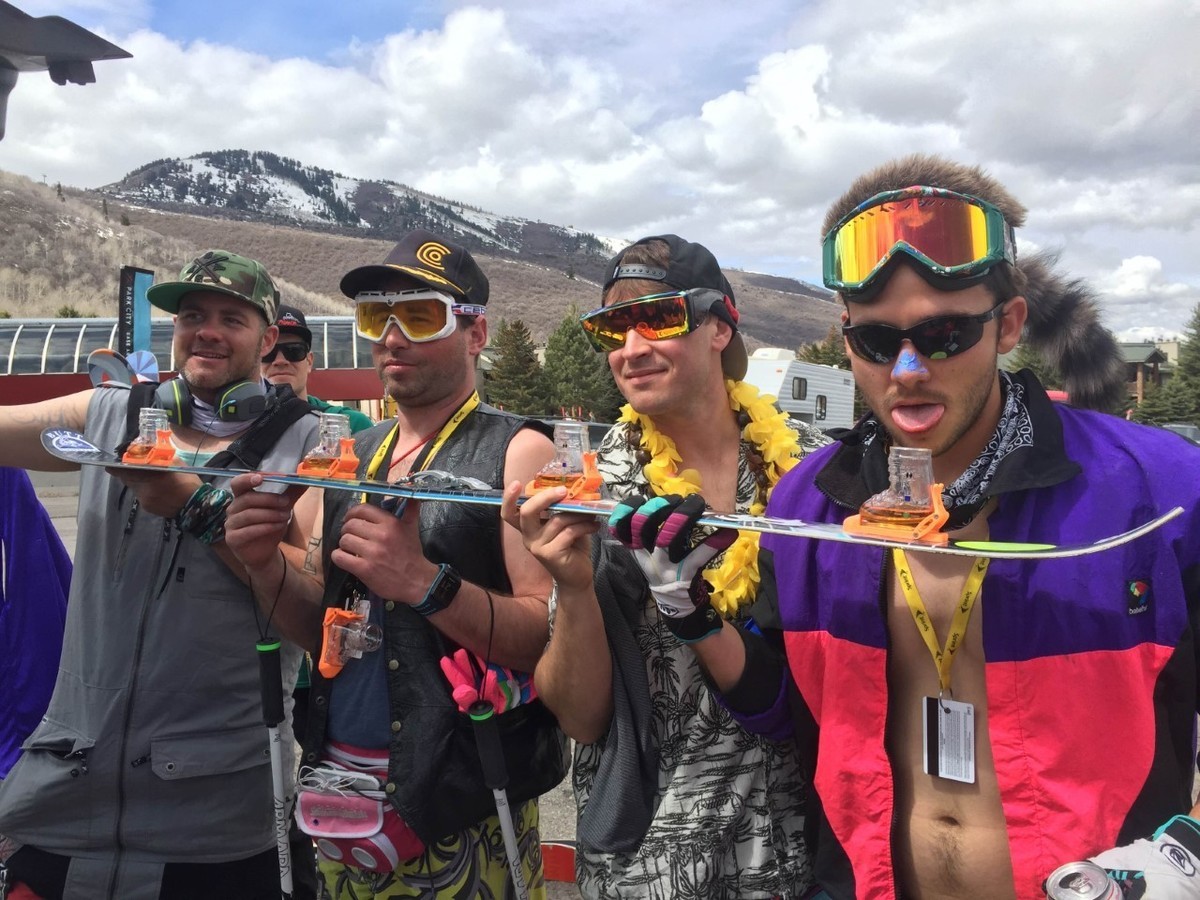 Neon Onesies and Closing Day Antics Ski Utah